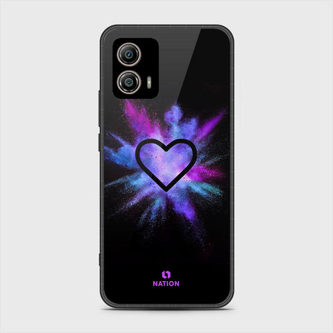 Motorola Moto G53 Cover - Onation Heart Series - HQ Premium Shine Durable Shatterproof Case