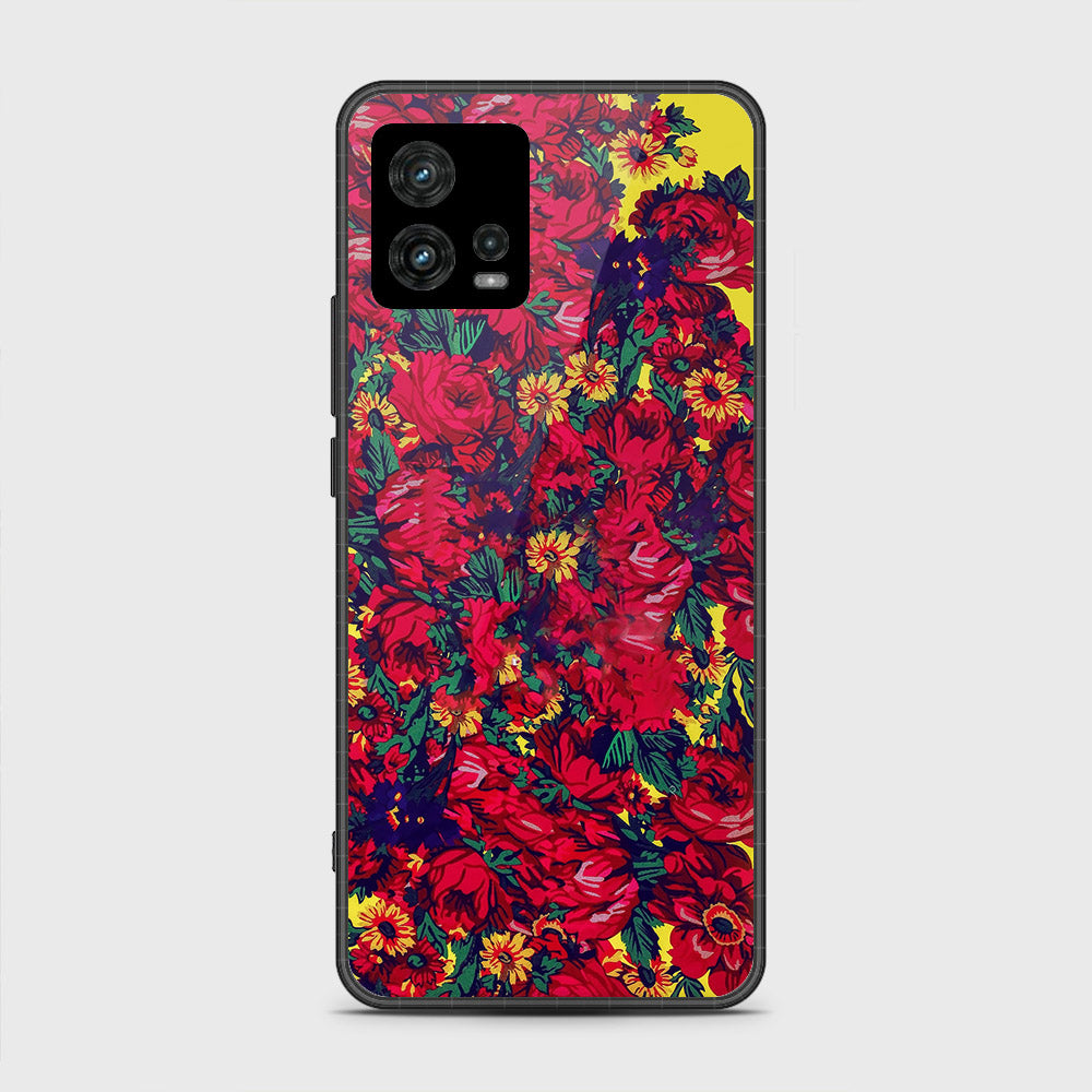 Motorola Moto G72 Cover - Floral Series - HQ Premium Shine Durable Shatterproof Case