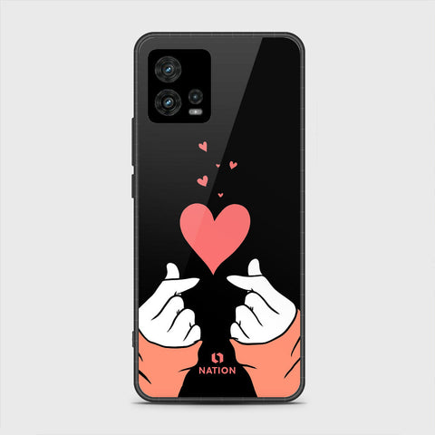 Motorola Moto G72 Cover - Onation Heart Series - HQ Premium Shine Durable Shatterproof Case