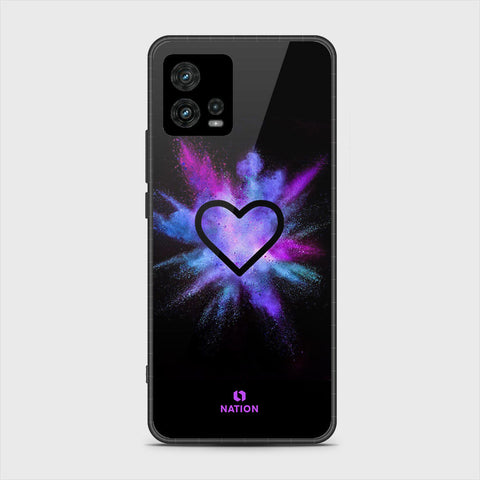 Motorola Moto G72 Cover - Onation Heart Series - HQ Premium Shine Durable Shatterproof Case