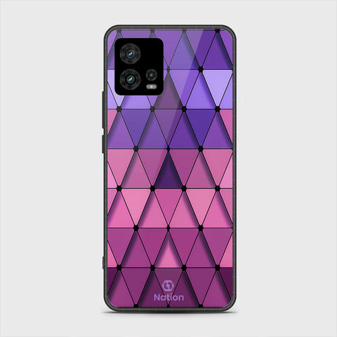 Motorola Moto G72 Cover - Onation Pyramid Series - HQ Premium Shine Durable Shatterproof Case