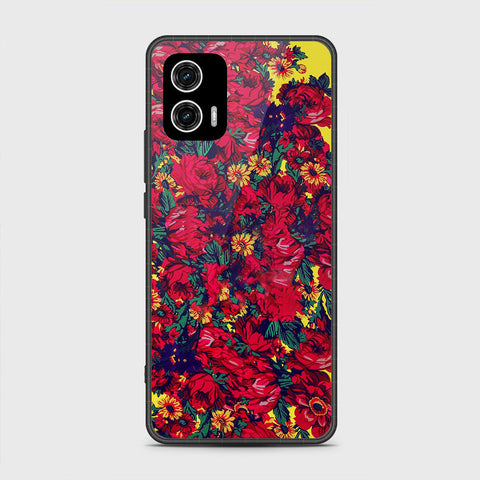 Motorola Moto G73 Cover - Floral Series - HQ Premium Shine Durable Shatterproof Case