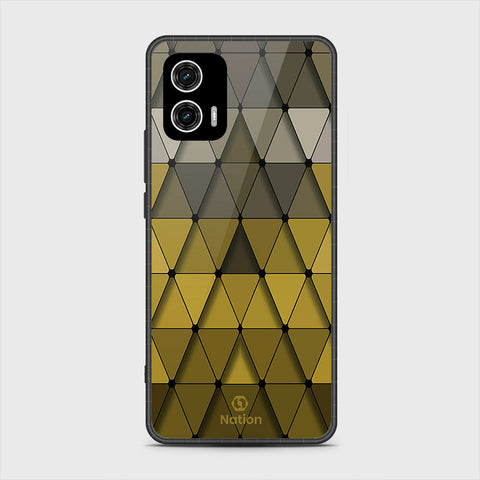 Motorola Moto G73 Cover - Onation Pyramid Series - HQ Premium Shine Durable Shatterproof Case