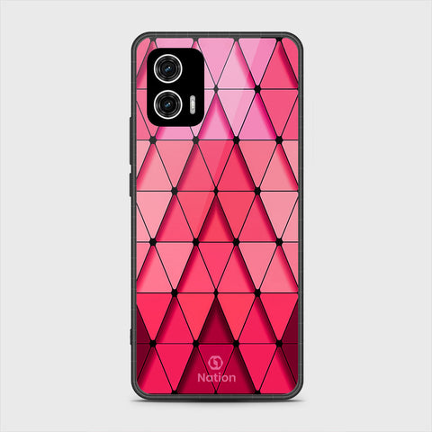 Motorola Moto G73 Cover - Onation Pyramid Series - HQ Premium Shine Durable Shatterproof Case