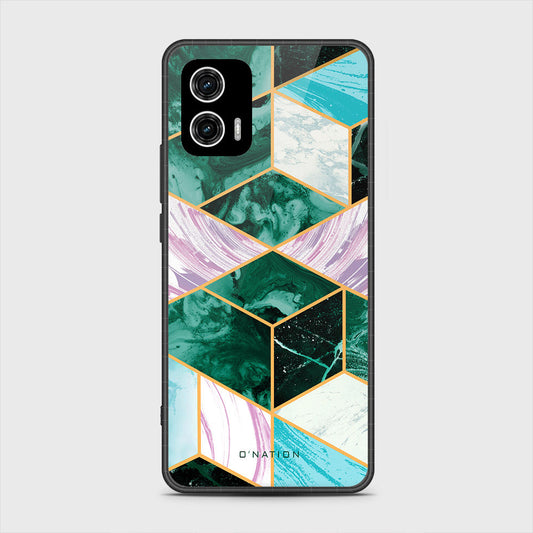 Motorola Moto G73 Cover - O'Nation Shades of Marble Series - HQ Premium Shine Durable Shatterproof Case