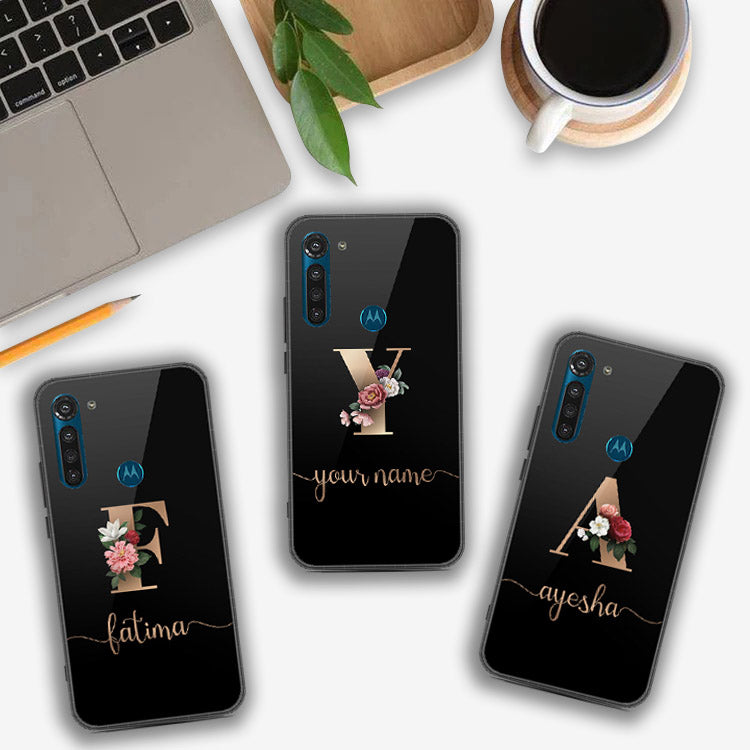 Motorola Moto G8 Power Cover - Personalized Alphabet Series - HQ Premium Shine Durable Shatterproof Case