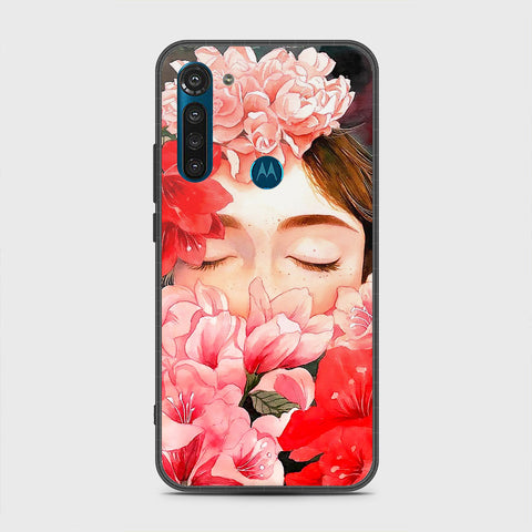 Motorola Moto G8 Power Cover - Floral Series - HQ Premium Shine Durable Shatterproof Case