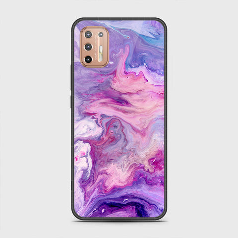 Motorola Moto G9 Plus Cover - Colorful Marble Series - HQ Premium Shine Durable Shatterproof Case