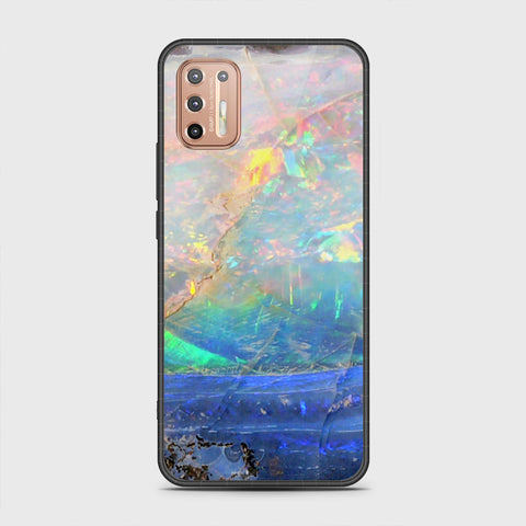 Motorola Moto G9 Plus Cover - Colorful Marble Series - HQ Premium Shine Durable Shatterproof Case