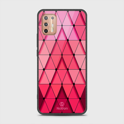 Motorola Moto G9 Plus Cover - Onation Pyramid Series - HQ Premium Shine Durable Shatterproof Case