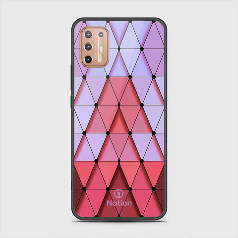 Motorola Moto G9 Plus Cover - Onation Pyramid Series - HQ Premium Shine Durable Shatterproof Case