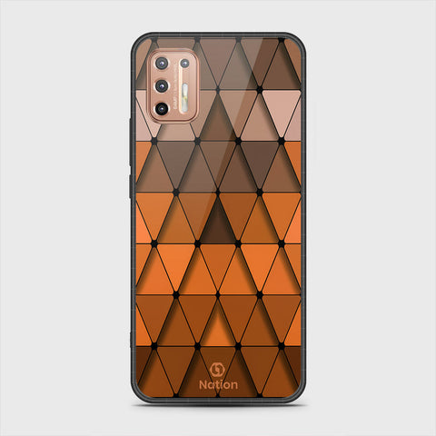 Motorola Moto G9 Plus Cover - Onation Pyramid Series - HQ Premium Shine Durable Shatterproof Case