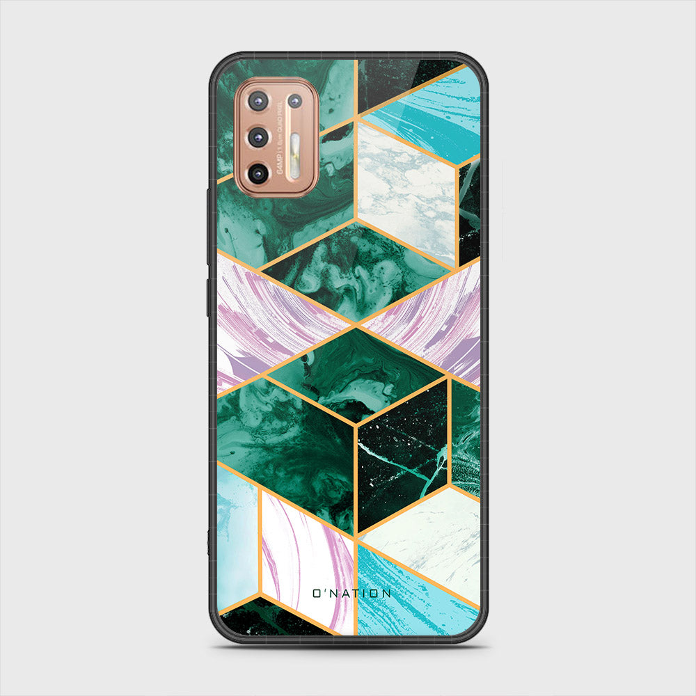 Motorola Moto G9 Plus Cover - O'Nation Shades of Marble Series - HQ Premium Shine Durable Shatterproof Case