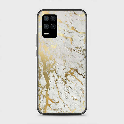 Realme V13 5G Cover- White Marble Series - HQ Premium Shine Durable Shatterproof Case