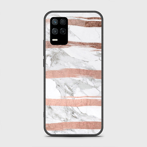 Realme V13 5G Cover- White Marble Series - HQ Premium Shine Durable Shatterproof Case