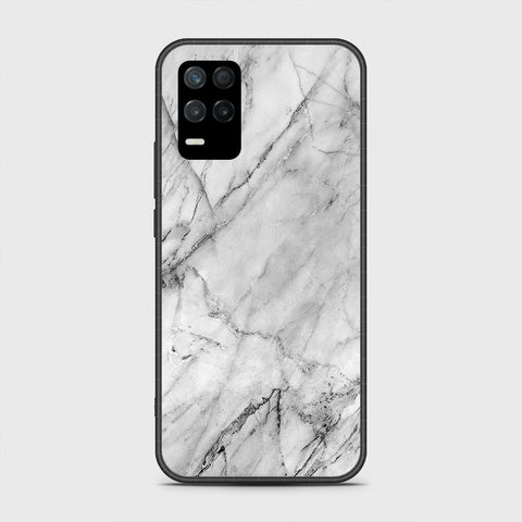 Realme Narzo 30 5G Cover- White Marble Series - HQ Premium Shine Durable Shatterproof Case