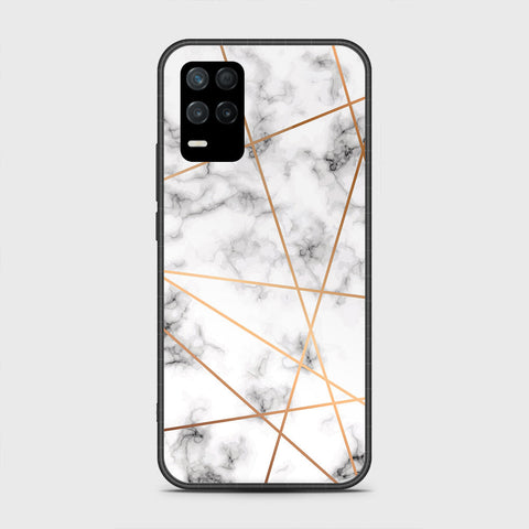 Realme V13 5G Cover- White Marble Series 2 - HQ Premium Shine Durable Shatterproof Case