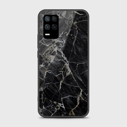 Realme Narzo 30 5G Cover- Black Marble Series - HQ Premium Shine Durable Shatterproof Case