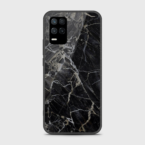 Realme V13 5G Cover- Black Marble Series - HQ Premium Shine Durable Shatterproof Case