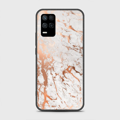 Realme V13 5G Cover- White Marble Series 2 - HQ Premium Shine Durable Shatterproof Case