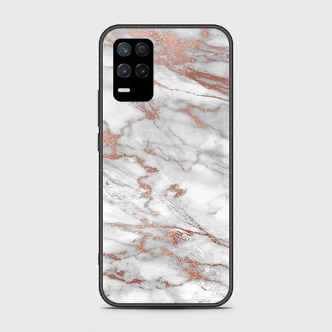 Realme V13 5G Cover- White Marble Series 2 - HQ Premium Shine Durable Shatterproof Case