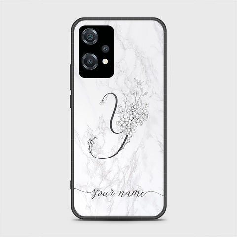 OnePlus Nord CE 2 Lite 5G Cover- Personalized Alphabet Series - HQ Ultra Shine Premium Infinity Glass Soft Silicon Borders Case