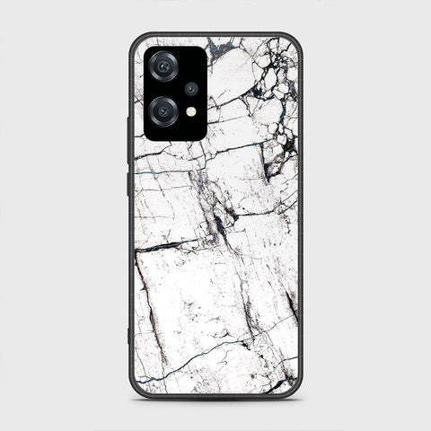 OnePlus Nord CE 2 Lite 5G Cover- White Marble Series 2 - HQ Ultra Shine Premium Infinity Glass Soft Silicon Borders Case