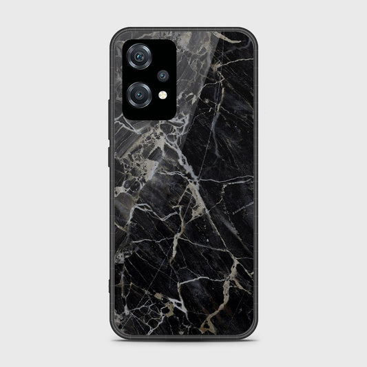 OnePlus Nord CE 2 Lite 5G Cover- Black Marble Series - HQ Ultra Shine Premium Infinity Glass Soft Silicon Borders Case