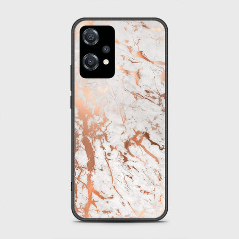 OnePlus Nord CE 2 Lite 5G Cover- White Marble Series 2 - HQ Ultra Shine Premium Infinity Glass Soft Silicon Borders Case