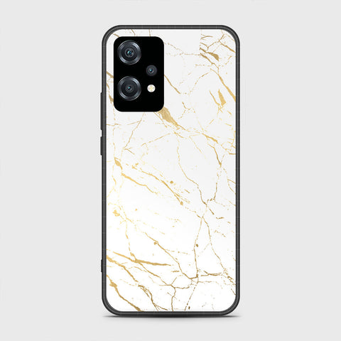 OnePlus Nord CE 2 Lite 5G Cover- White Marble Series 2 - HQ Ultra Shine Premium Infinity Glass Soft Silicon Borders Case