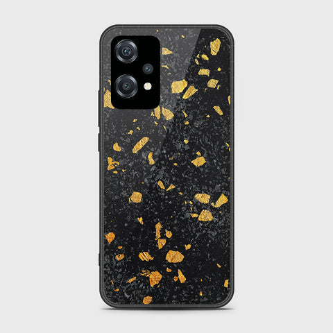 OnePlus Nord CE 2 Lite 5G Cover- Black Marble Series - HQ Ultra Shine Premium Infinity Glass Soft Silicon Borders Case