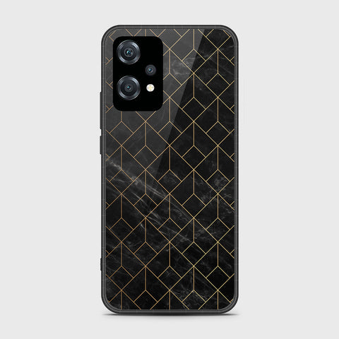 OnePlus Nord CE 2 Lite 5G Cover- Black Marble Series - HQ Ultra Shine Premium Infinity Glass Soft Silicon Borders Case