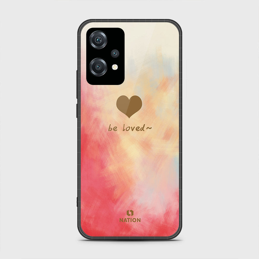 OnePlus Nord CE 2 Lite 5G Cover- Onation Heart Series - HQ Ultra Shine Premium Infinity Glass Soft Silicon Borders Case