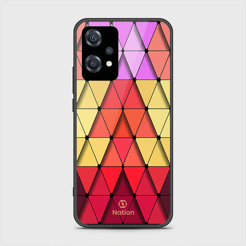 OnePlus Nord CE 2 Lite 5G Cover- Onation Pyramid Series - HQ Ultra Shine Premium Infinity Glass Soft Silicon Borders Case