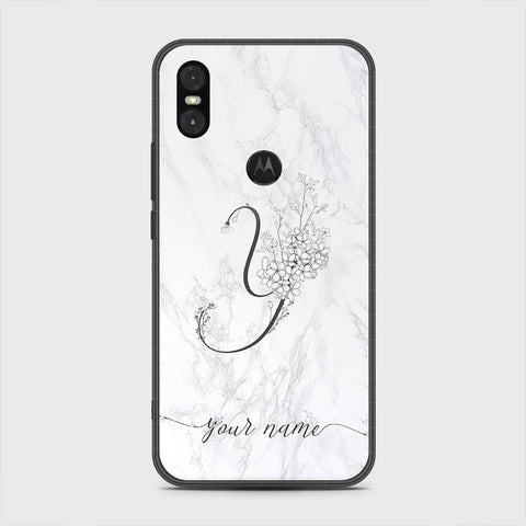 Motorola One Cover - Personalized Alphabet Series - HQ Premium Shine Durable Shatterproof Case