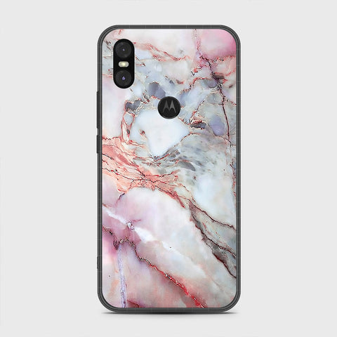 Motorola One Cover - Colorful Marble Series - HQ Premium Shine Durable Shatterproof Case