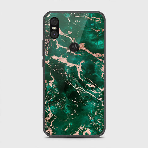 Motorola One Cover - Colorful Marble Series - HQ Premium Shine Durable Shatterproof Case