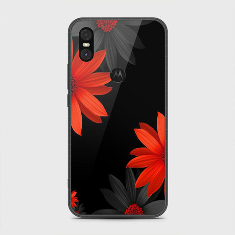 Motorola One Cover - Floral Series 2 - HQ Premium Shine Durable Shatterproof Case