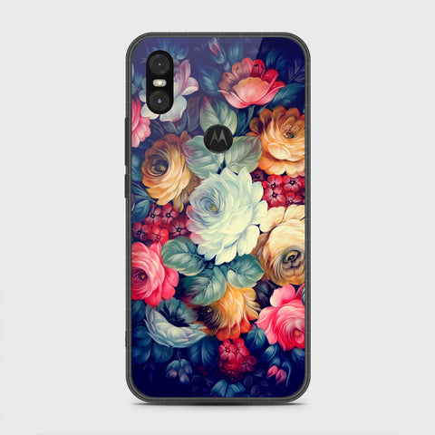 Motorola One Cover - Floral Series 2 - HQ Premium Shine Durable Shatterproof Case