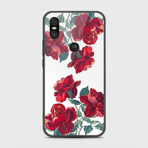 Motorola One Cover - Floral Series 2 - HQ Premium Shine Durable Shatterproof Case