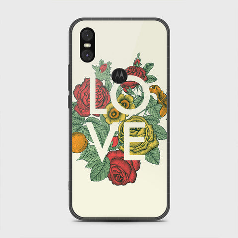 Motorola One Cover - Floral Series 2 - HQ Premium Shine Durable Shatterproof Case