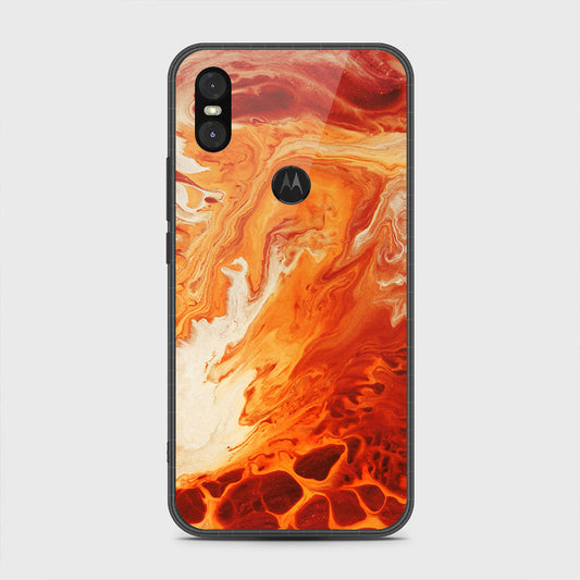 Motorola One Cover - Mystic Marble Series - HQ Premium Shine Durable Shatterproof Case