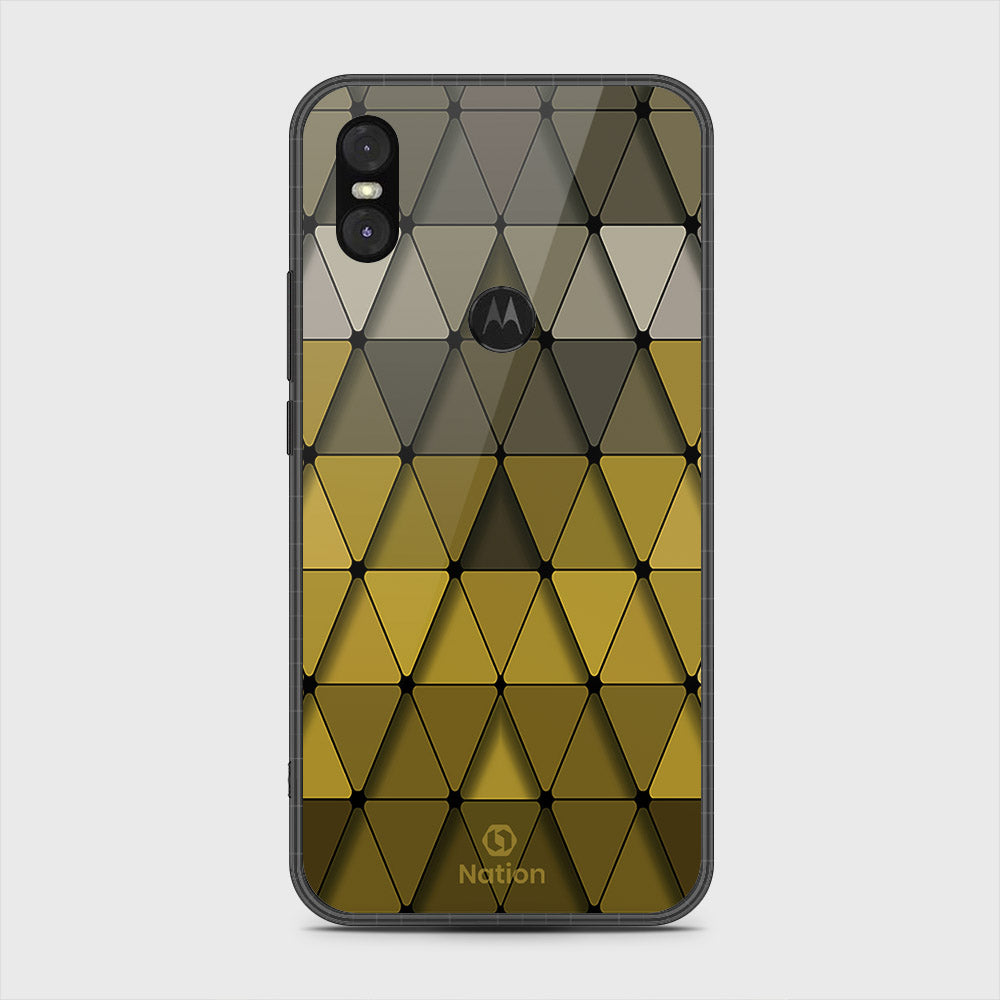 Motorola One Cover - Onation Pyramid Series - HQ Premium Shine Durable Shatterproof Case