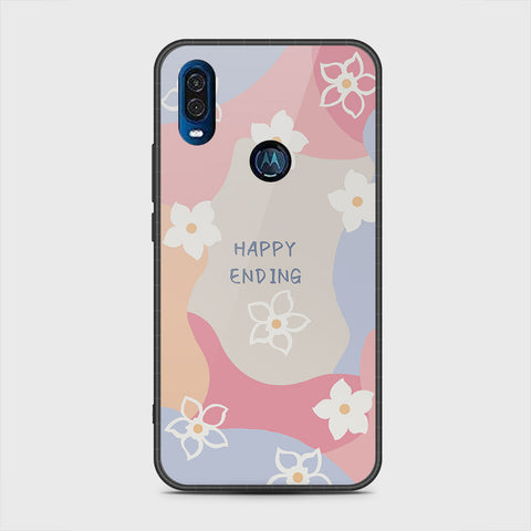 Motorola One Vision Cover - Happy Series - HQ Premium Shine Durable Shatterproof Case