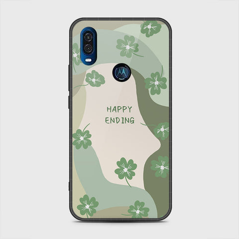 Motorola One Vision Cover - Happy Series - HQ Premium Shine Durable Shatterproof Case