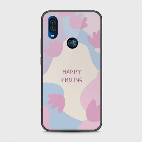 Motorola One Vision Cover - Happy Series - HQ Premium Shine Durable Shatterproof Case