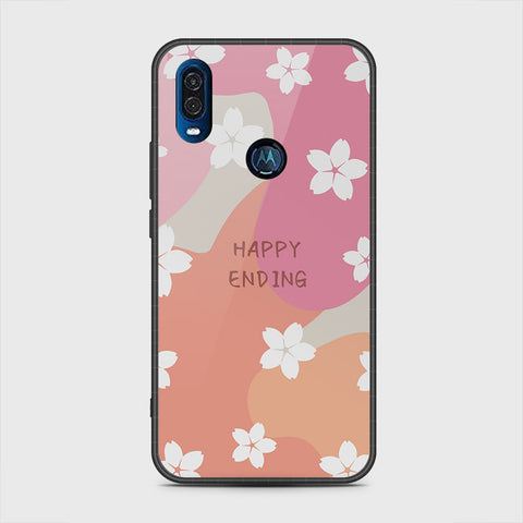 Motorola One Vision Cover - Happy Series - HQ Premium Shine Durable Shatterproof Case