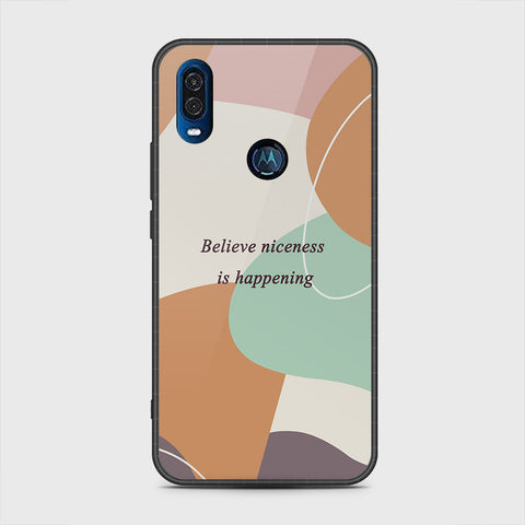 Motorola One Vision Cover - Happy Series - HQ Premium Shine Durable Shatterproof Case