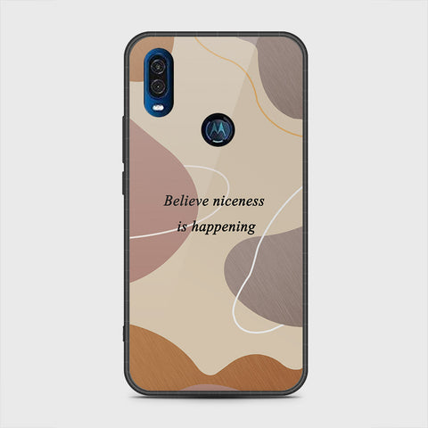 Motorola One Vision Cover - Happy Series - HQ Premium Shine Durable Shatterproof Case