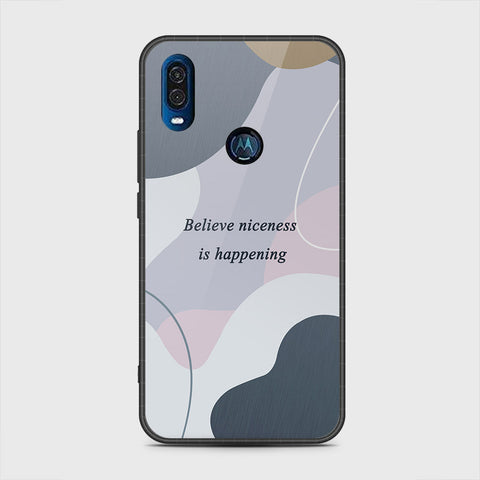 Motorola One Vision Cover - Happy Series - HQ Premium Shine Durable Shatterproof Case